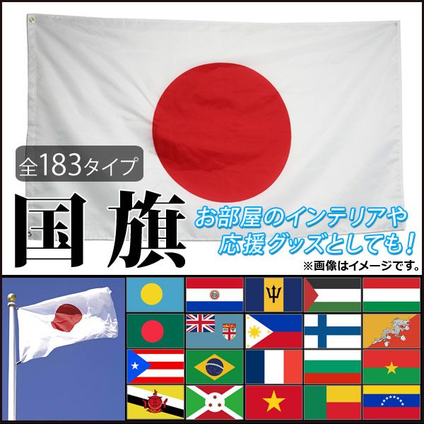 AP 国旗 90cm×150cm スポーツ観戦の応援用にも！ バリエーション7 AP-UJ0264-90CM