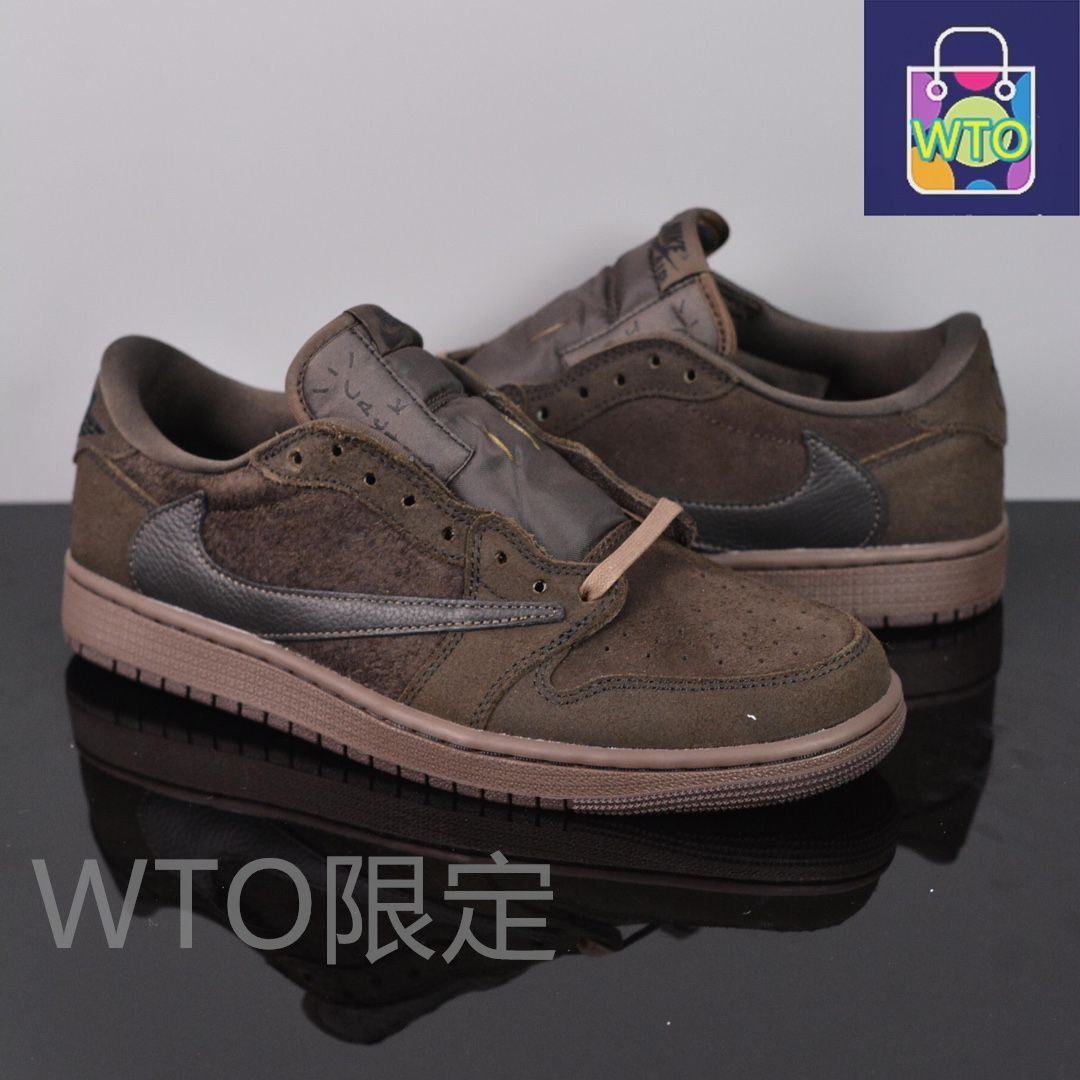 Nike travis scott x jordan air jordan 1 low OG velvet brown| | -WTO輸入1
