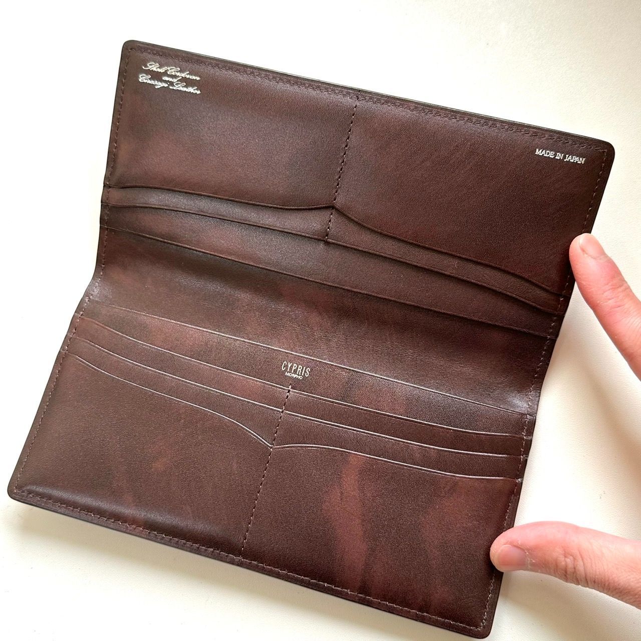 CYPRIS メンズ レディース 本革長財布  キプリス ハニーセル