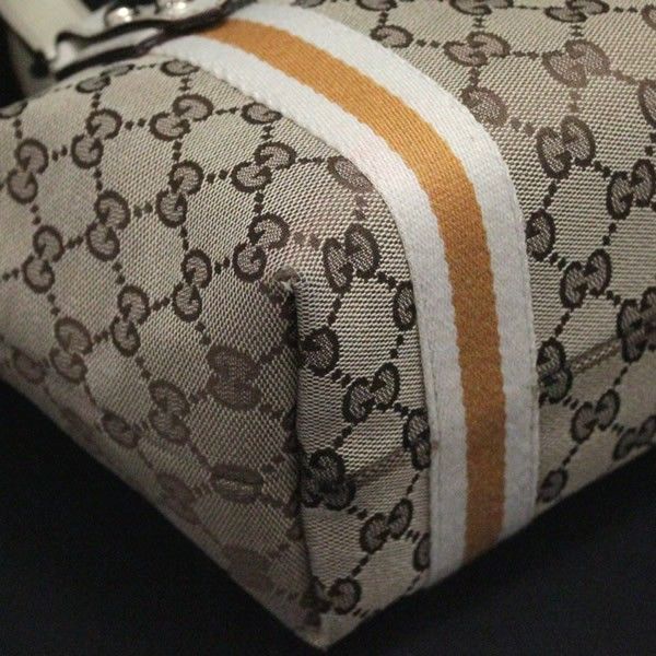グッチ GUCCI シェリーライン ミニトートバッグ GG柄 キャンバス