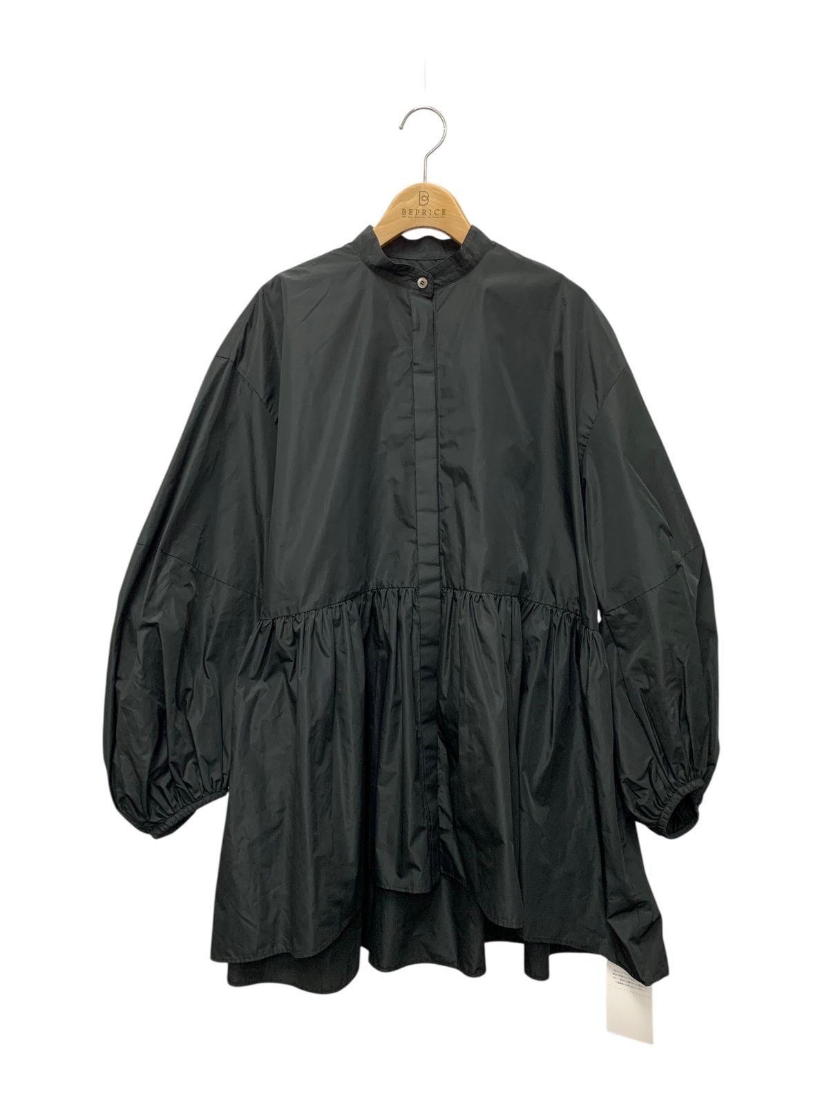 ルフィル 534-3110106 ブラウス F ブラック ライトタフタギャザー  