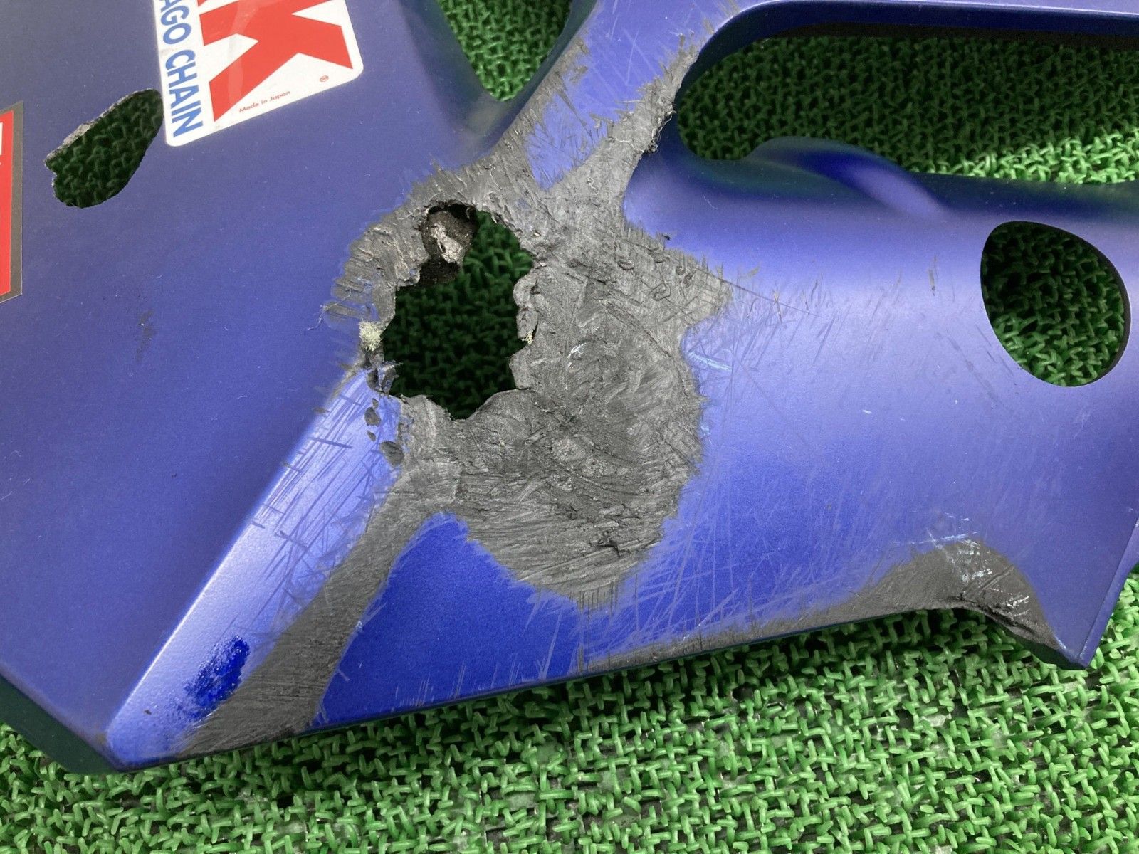 CBR1000RR サイドカウル 左 青M ホンダ 純正 バイク 部品 SC57 アンダーカウル 修復素材やペイント素材に 品薄 品 lH