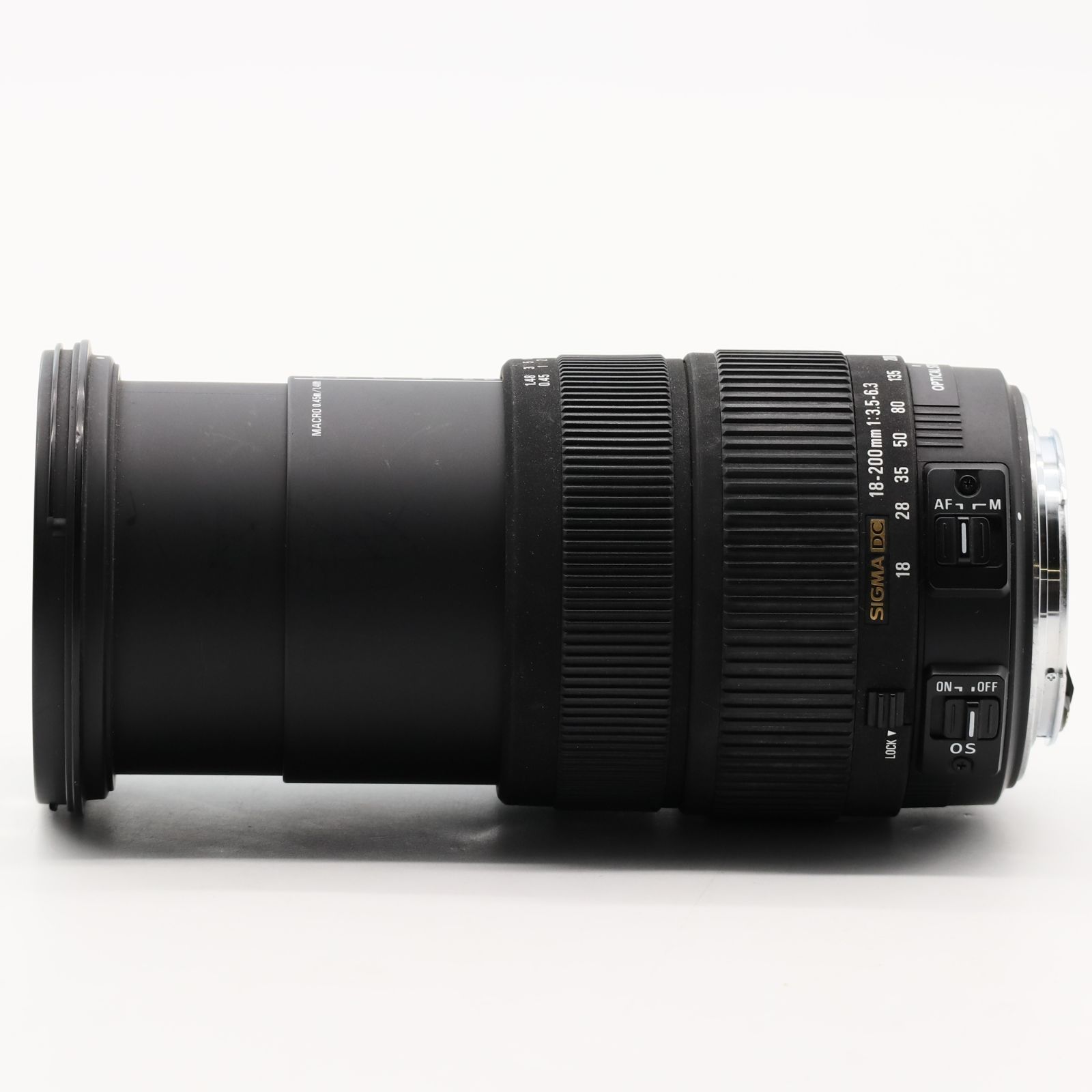 □美品□ SIGMA 18-200mm F3.5-6.3 DC OS キャノン用 909014 - レンズ(ズーム)