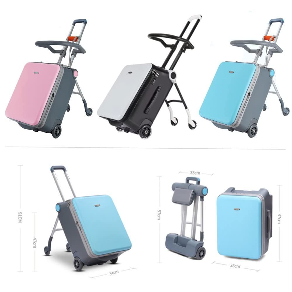 新品未使用 子供用スーツケース乗れる ベビーカー利用可 40L大