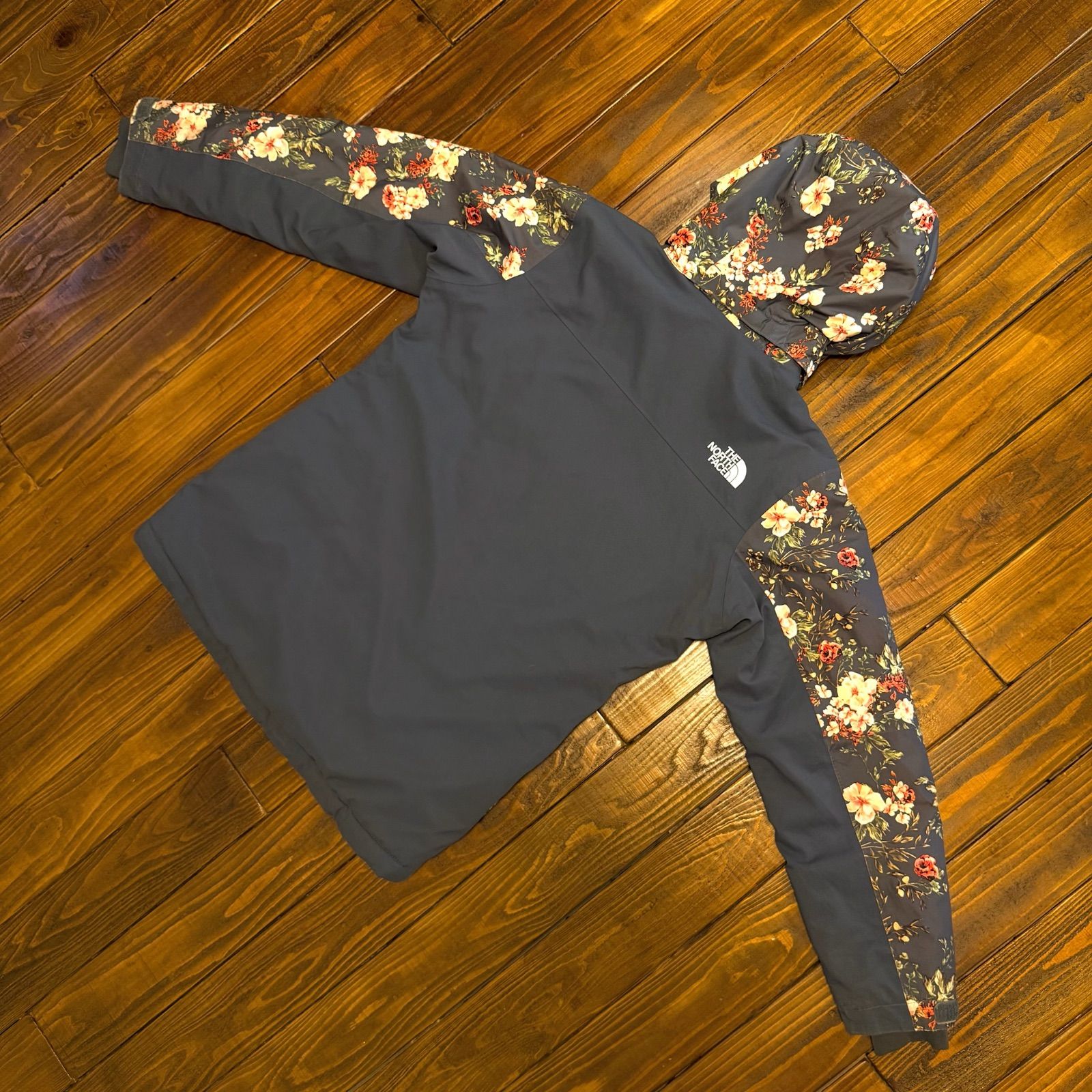 花柄中綿ジャケット