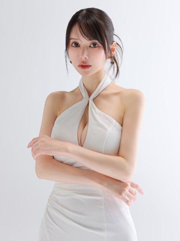 ストレッチサテン マーメイド