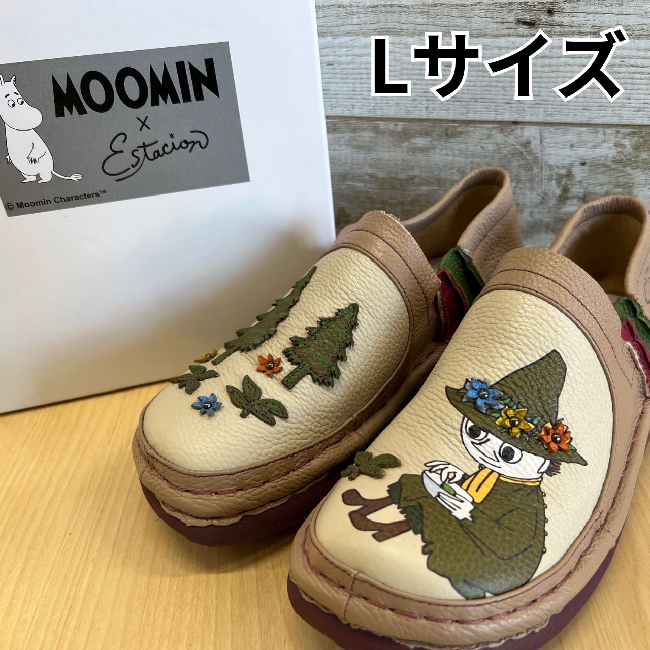 MOOMIN×Estacion エスタシオン ムーミン スナフキン スリッポン