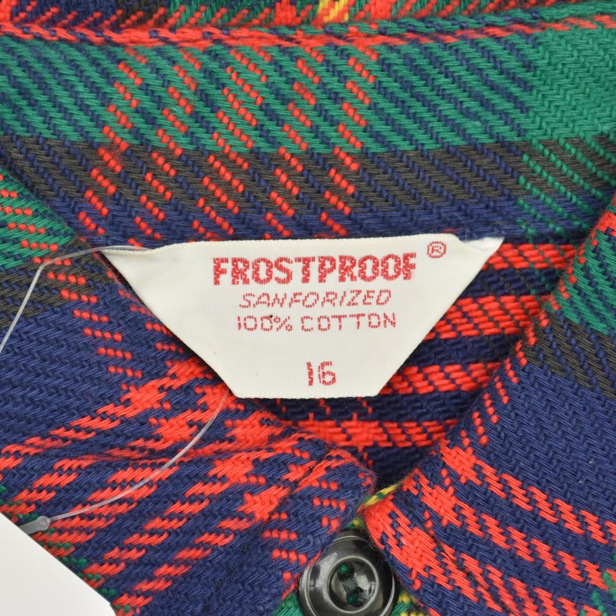 FROSTPROOF】～70s ヘビーネル チェック長袖シャツ - メルカリ