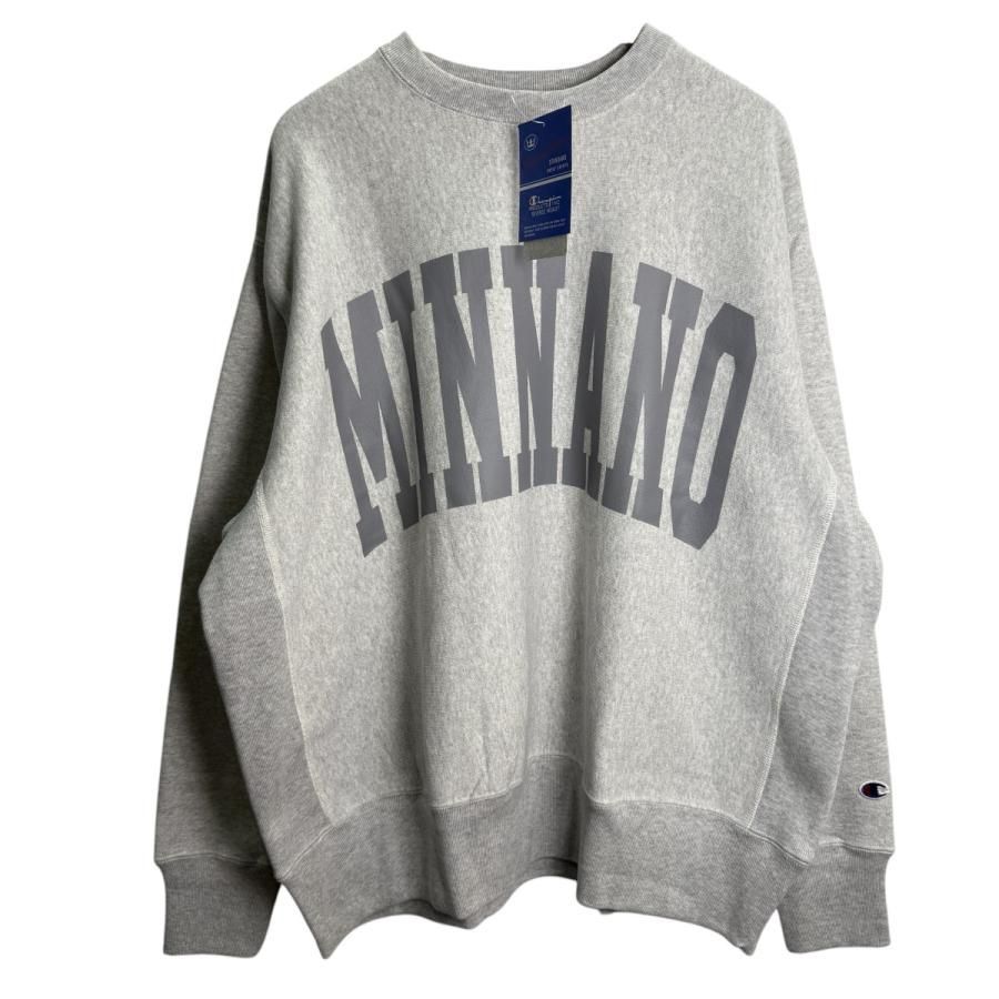 美品】サイズ【M】ミンナノ×チャンピオン×ビームス min-nano×Champion