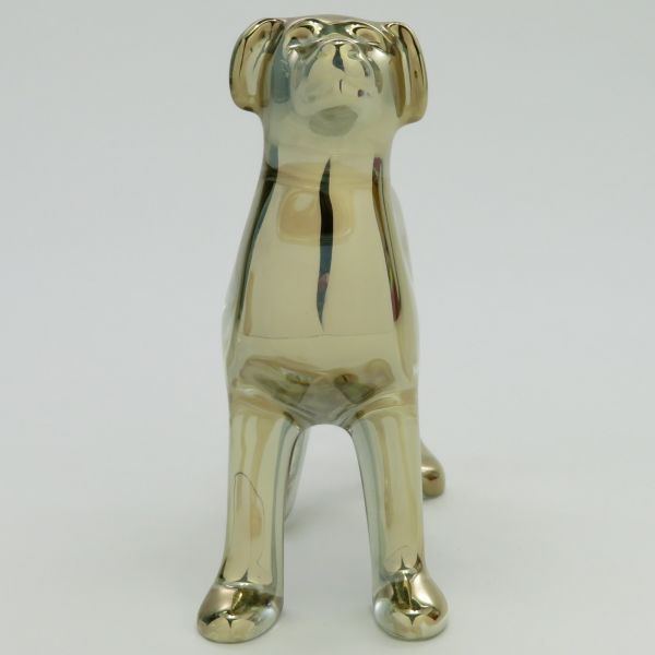 【美品】バカラ Baccarat クリスタル フィギュリン 犬 干支 戌 バカラ 干支 犬 バカラ フィギュリン 犬 イヌ 置物 ゴールド 金