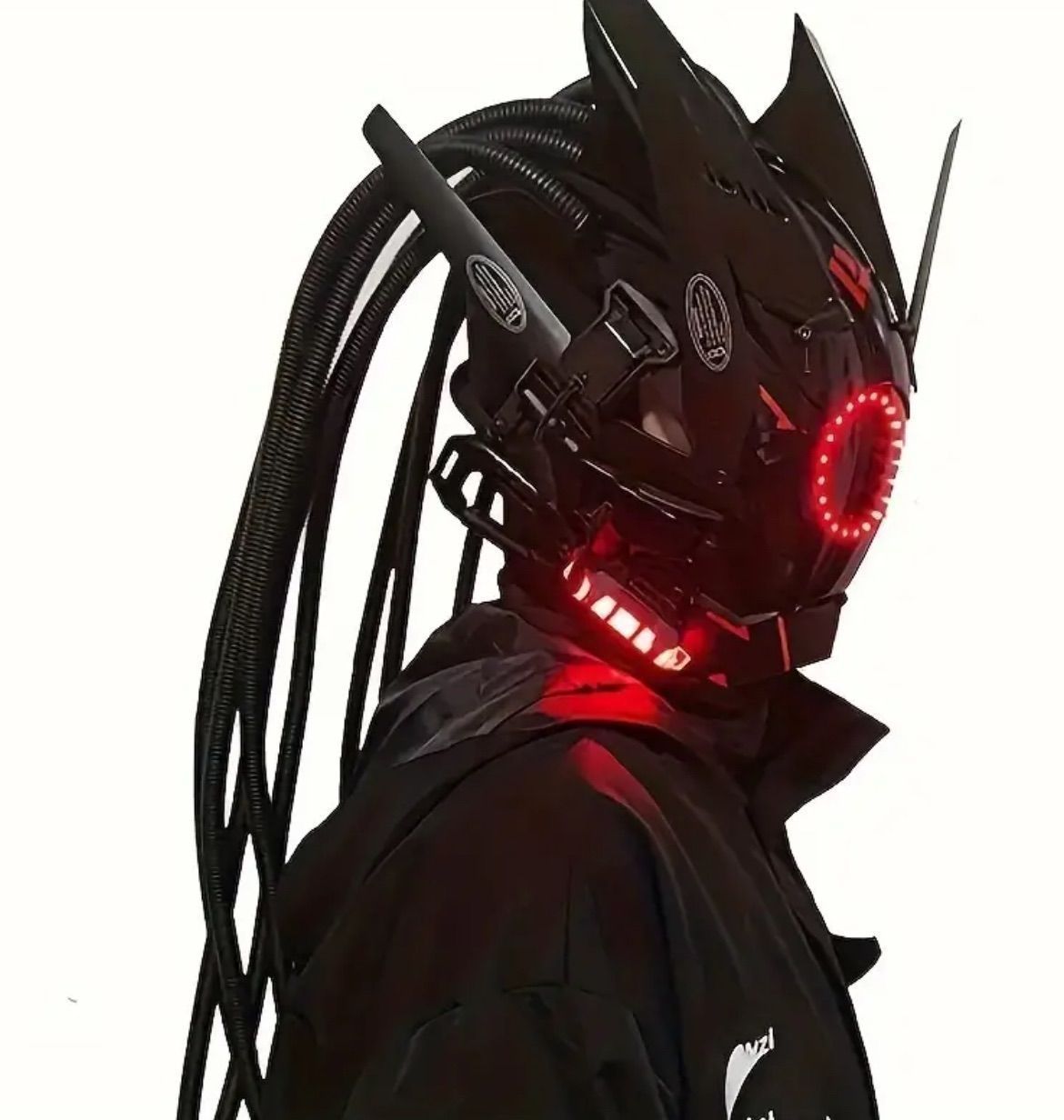 マスク サイバーパンク コスプレ ヘルメット LEDマス