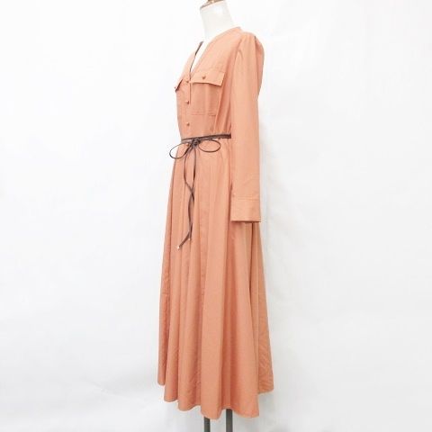 ヌキテパ NE QUITTEZ PAS! Cotton Voile Plain Shirts Dress