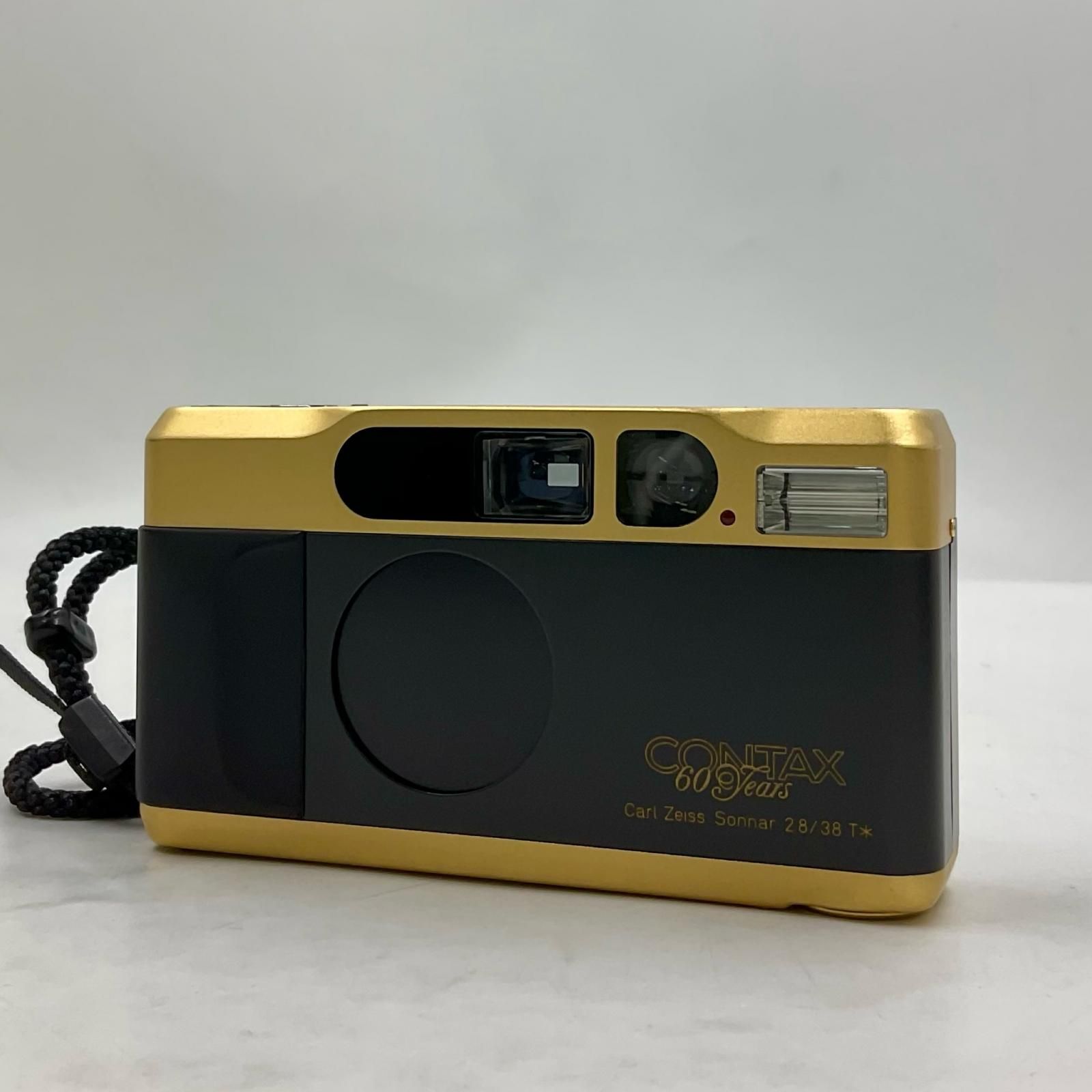 CONTAX コンタックス T2 カメラ チタンゴールド 60周年 ケース付き 甘辛