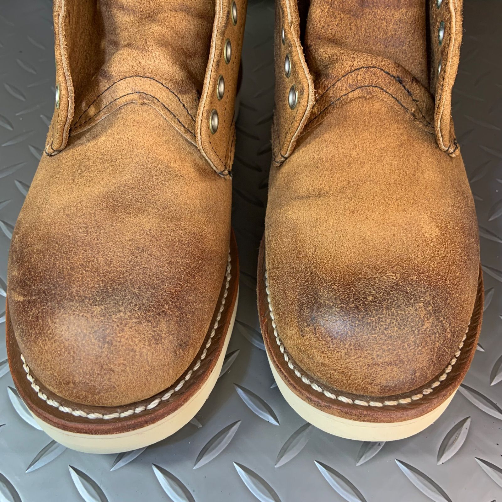 ☆REDWING 8181 廃盤 2010年製 US7D JP25㎝ ラウンドトゥ レッド