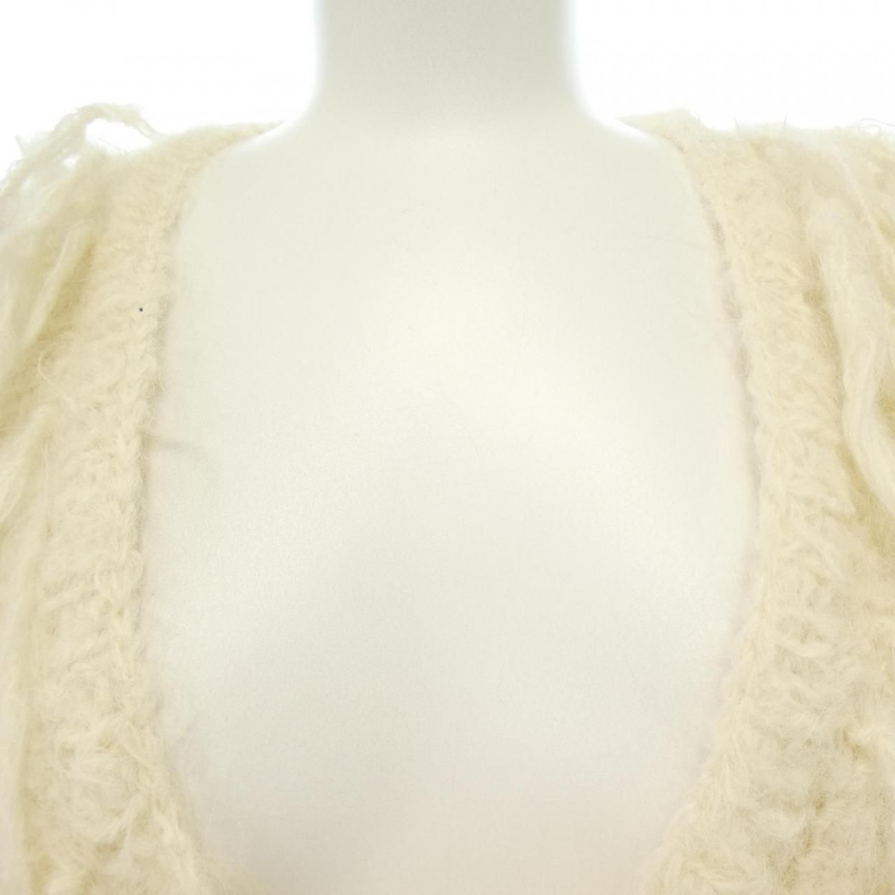 ロエベ LOEWE ロングカーディガン LOEWE ロエベ ZIPPED KNIT CARDIGAN ジッパー ウール