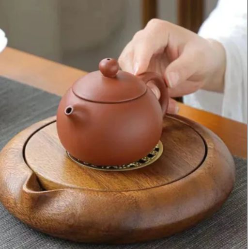 壺承 茶盤 中国茶 台湾茶 中国茶器 茶道具 茶道 ほうじ茶 茶器 木製 ウォルナット - メルカリ