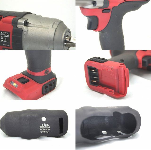 s23g-187x【中古】MAC TOOLS ﾏｯｸﾂｰﾙｽﾞ 1/2 ﾊｲﾄﾙｸ ﾌﾞﾗｼﾚｽ ｲﾝﾊﾟｸﾄﾚﾝﾁ BWP151 本体のみ -  メルカリ