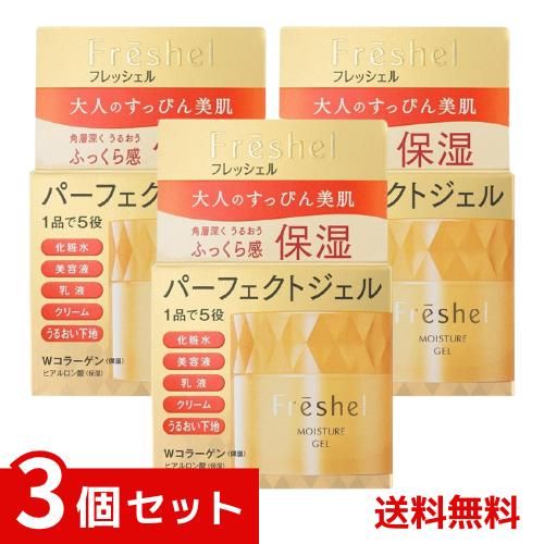 Freshel フレッシェル クリーム アクアモイスチャージェル モイスト 保湿 N 80g 本体 ×3個セット 4973167199602 *
