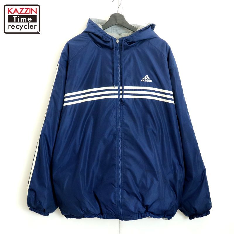 90s vintage adidas リバーシブル ナイロンジャケット メンズ XL