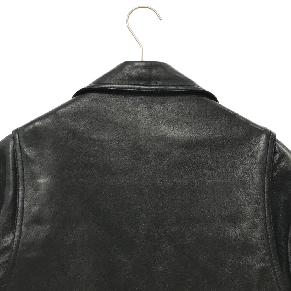 【希少】スリーワンフィリップリム　変形　レザージャケット　ラムレザー　ブラック 3.1 Phillip Lim (スリーワンフィリップリム) ラムレザーダブル