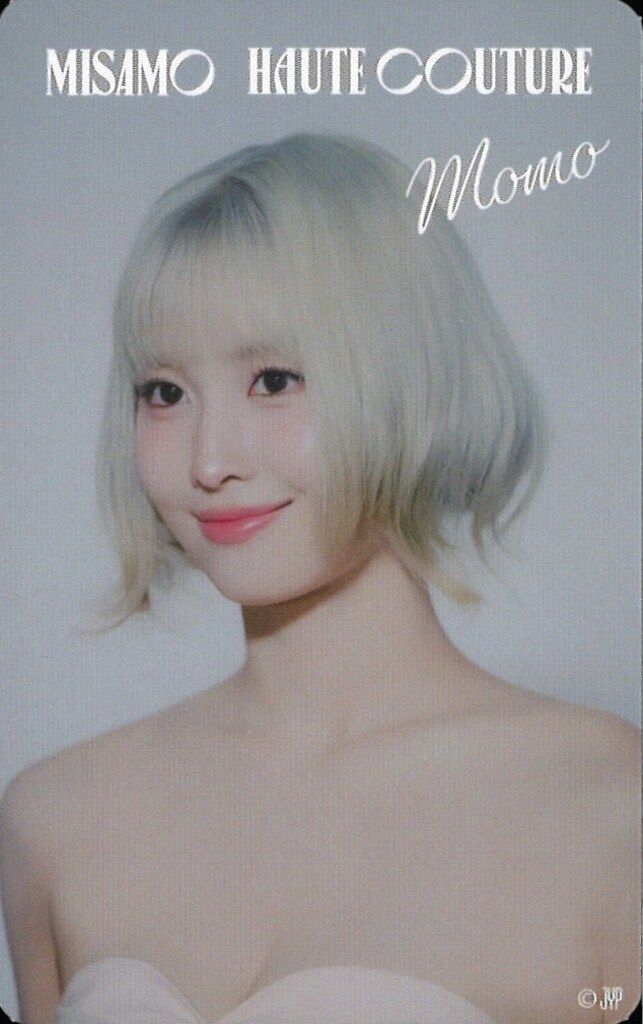 タレントカード MISAMO MOMO HAUTE COUTURE etc. MISAMO / HAUTE COUTURE【初回限定MOMO盤】 – JYP JAPAN ONLINE