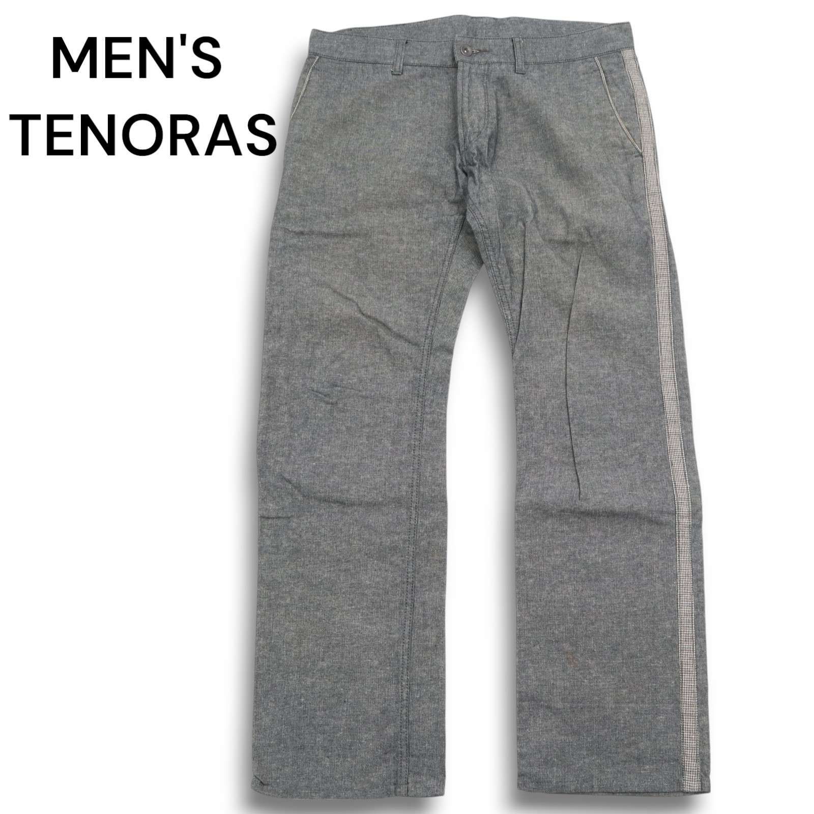 MEN'S TENORAS メンズティノラス 春夏☆ 麻 リネン混 サイド