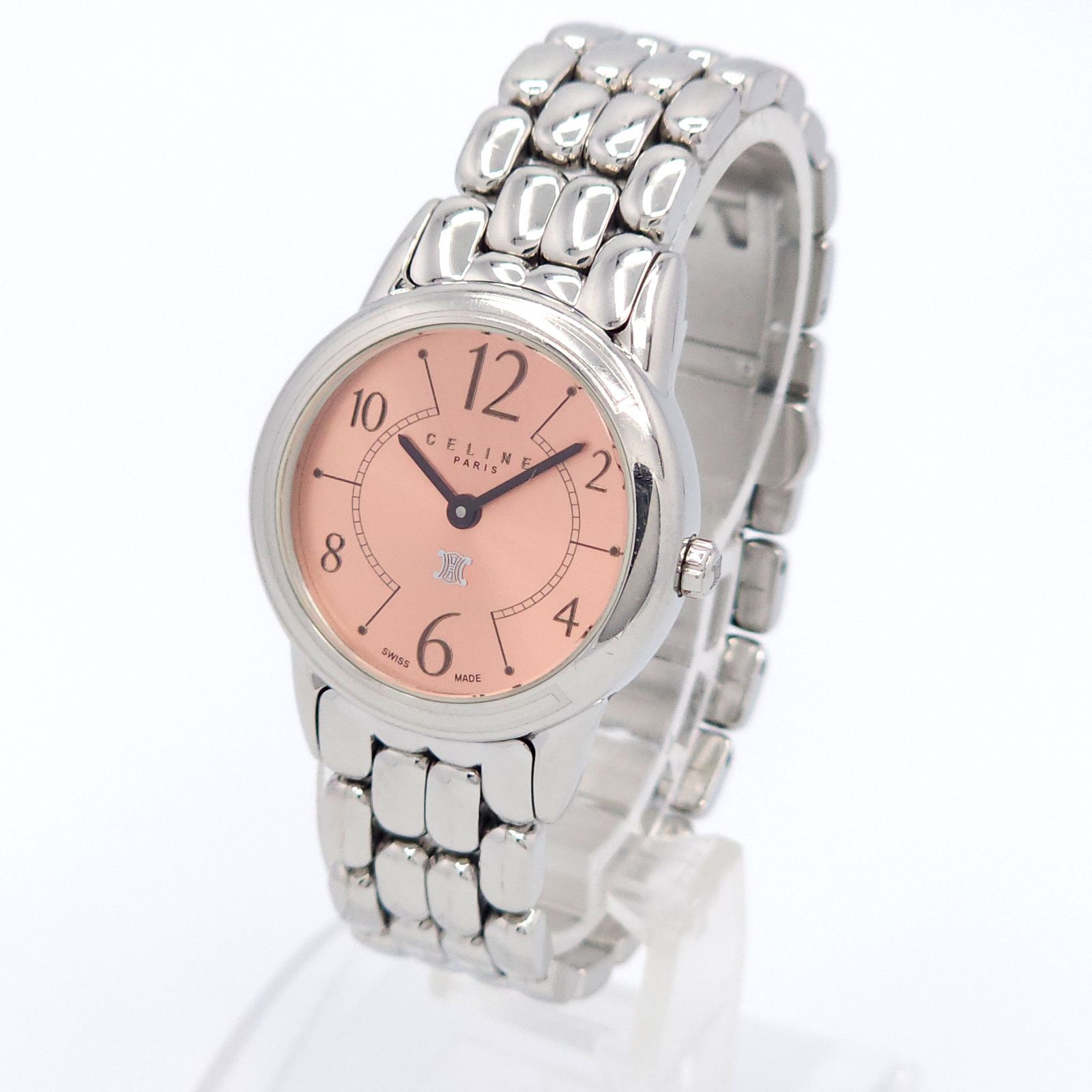 ☆良品 CELINE セリーヌ マカダム QZ 動作品 ピンク - メルカリ