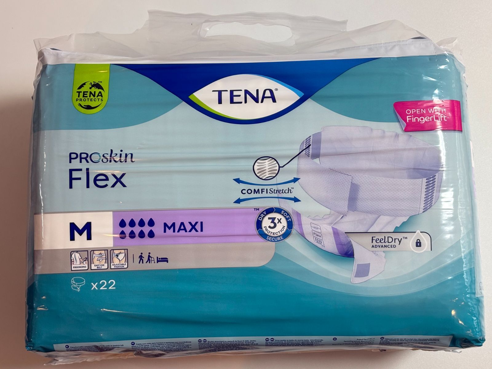 ＴＥＮＡ フレックスマキシ Ｍサイズ ２２枚入 ２パック