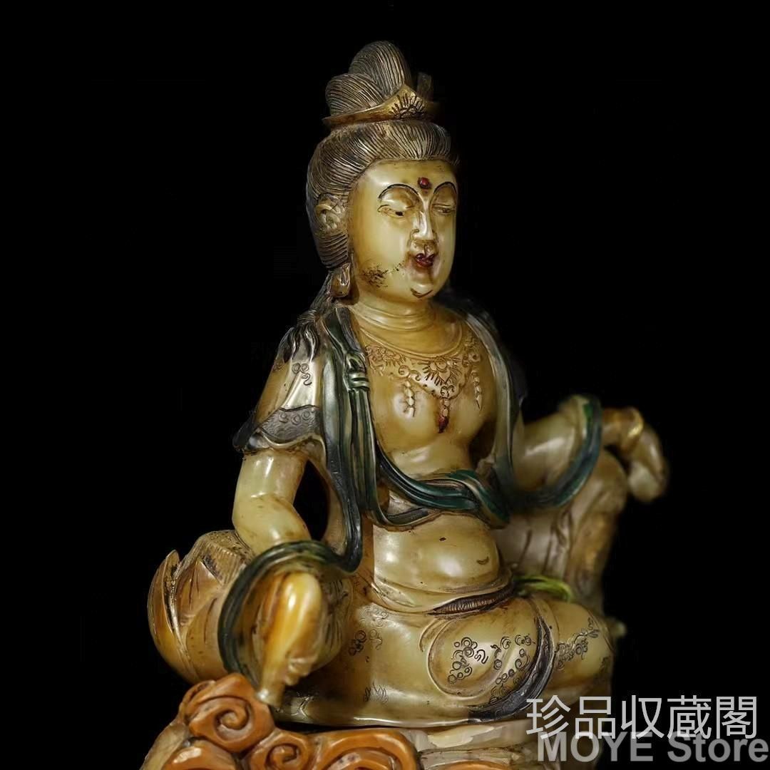 坐像飾り 観音仏像