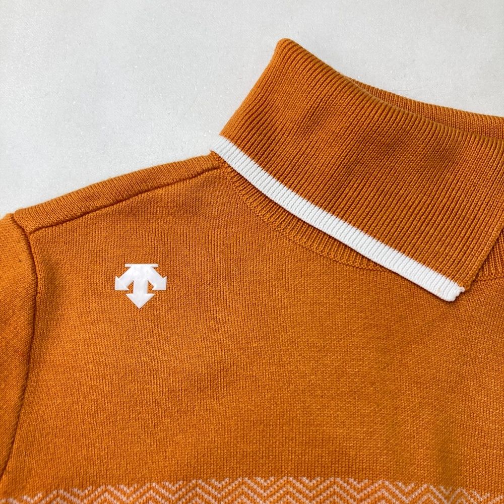 サイズ：M DESCENTE GOLF デサントゴルフ タートルネック ニット