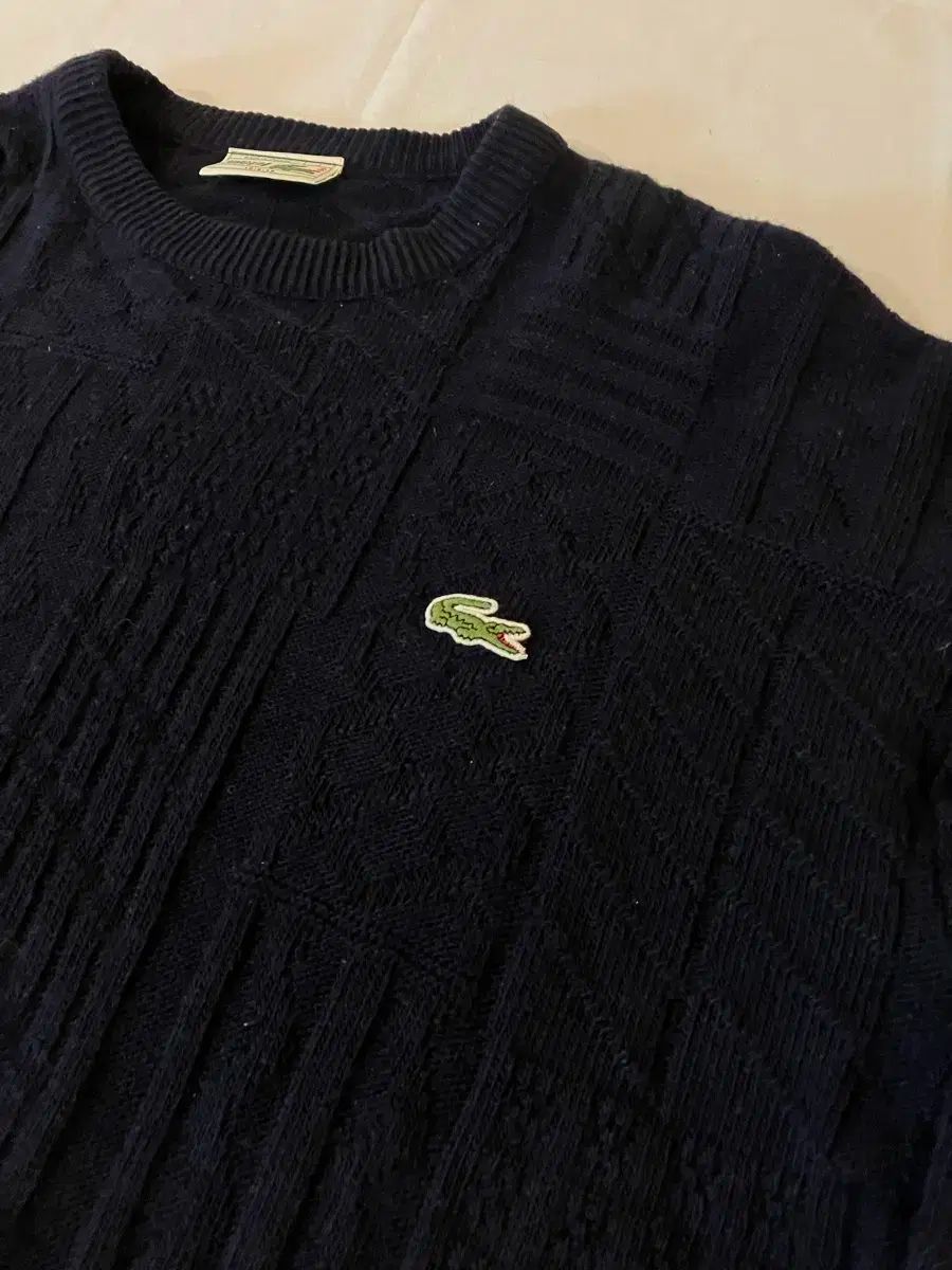 70 ー 80s CHEMISE LACOSTE(ラコステ) マルチケーブル ニット