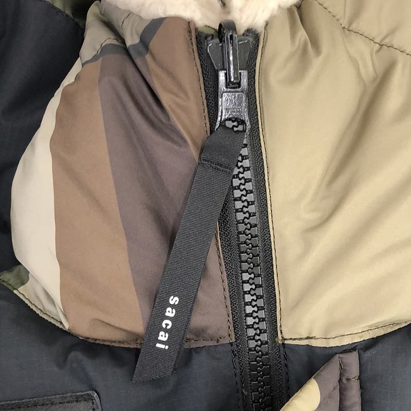 sacai / サカイ | 2021AW | × KAWS / カウズ Padded Blouson Camo