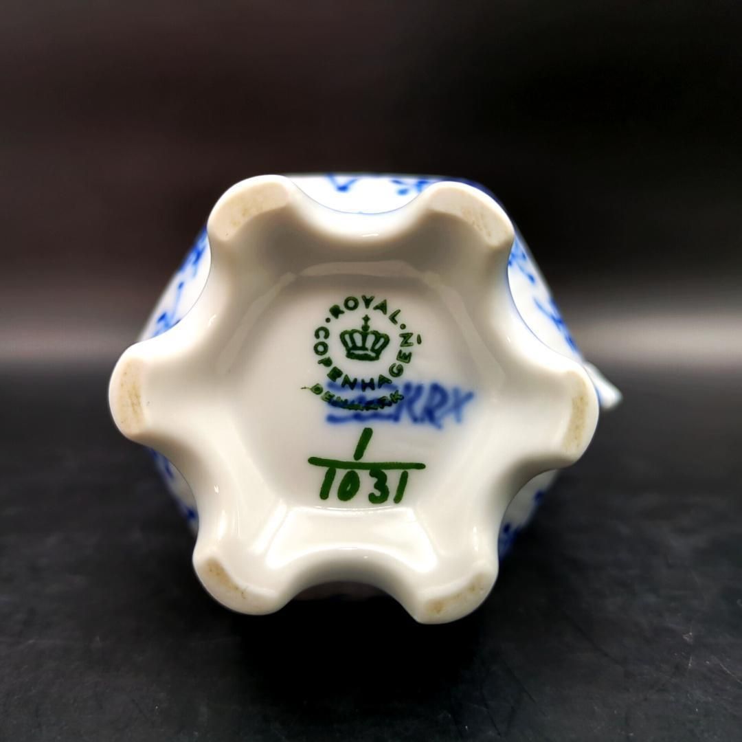 ロイヤルコペンハーゲン ブルーフルーテッド フルレース 顔付 クリーマー SKLAD-KIRPICHA_RU