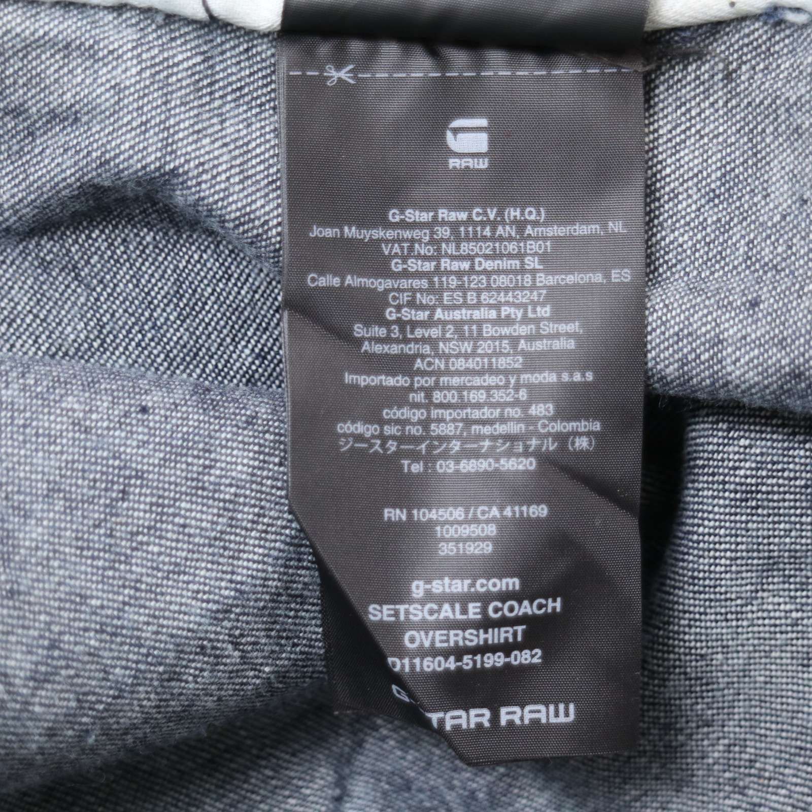 G-STAR RAW ジースター ロウ 【SETSCALE COACH OVERSHIRT】通年 