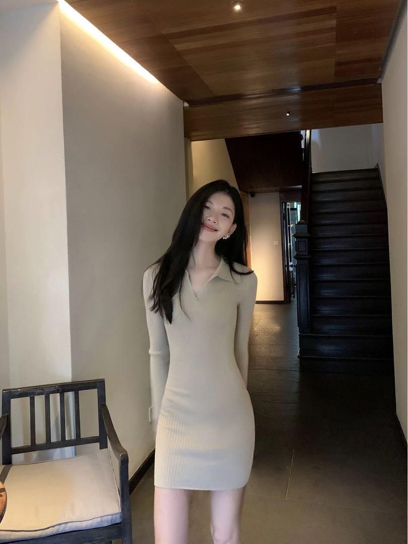 セクシー Vネックミニワンピース 春用 タイトデザイン デートや女子会に最適