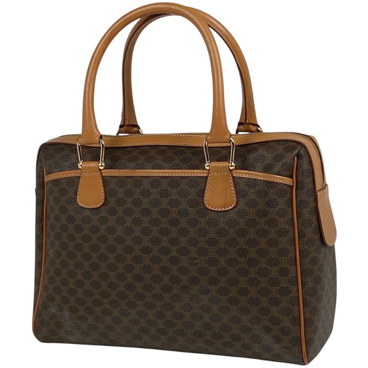 セリーヌ CELINE マカダム柄 ハンドバッグ ロゴ ハンドバッグ 