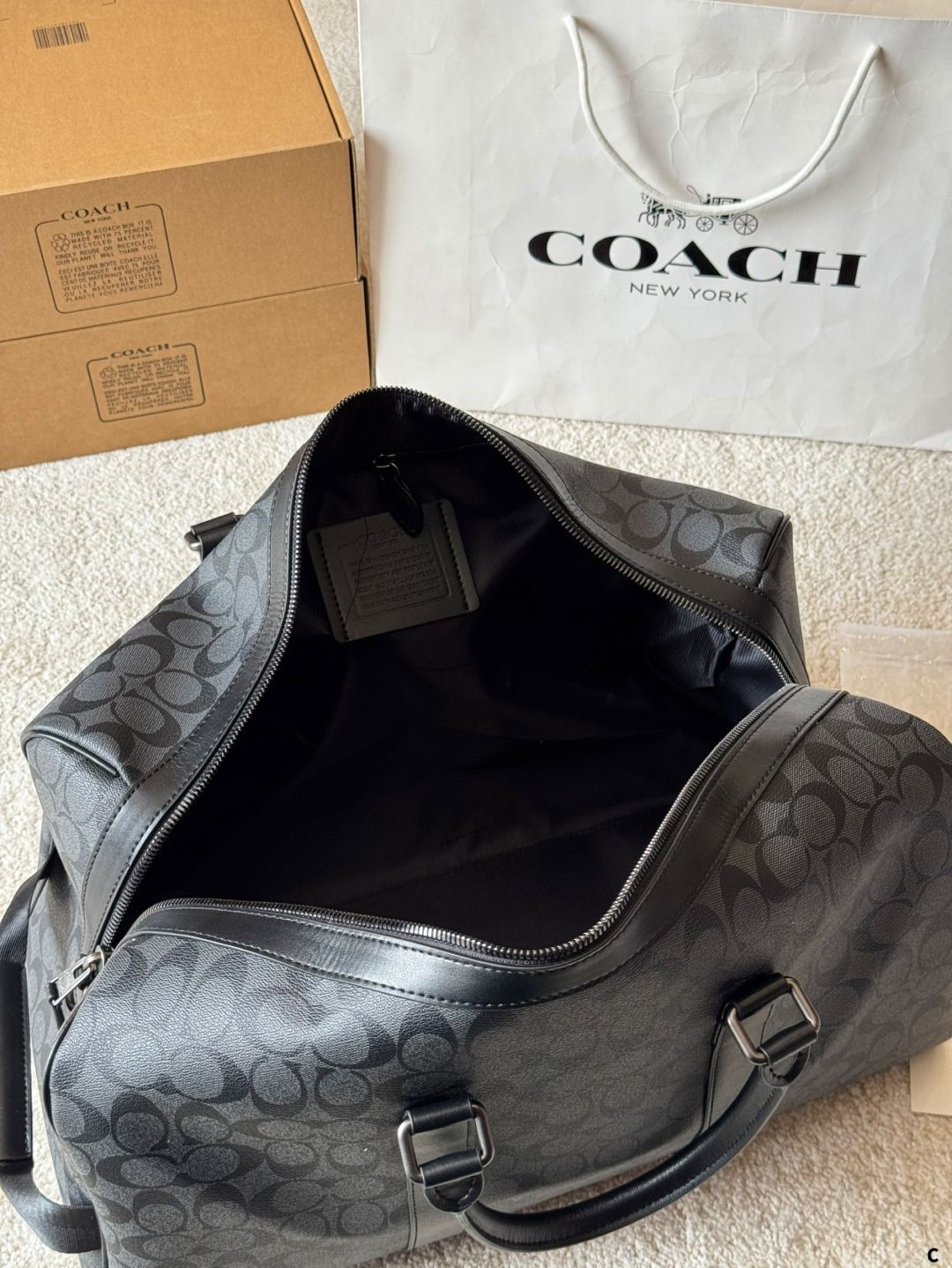 今日特価】Coach Men's Travel Duffle Bag コーチ メンズ