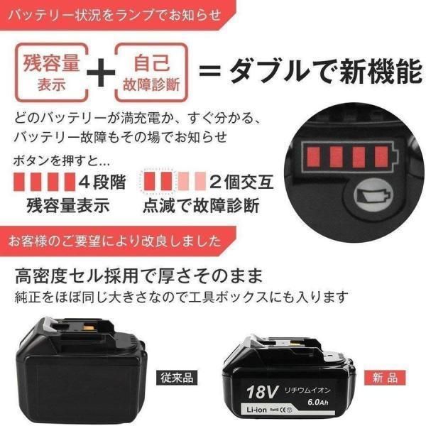 マキタ グラインダー makita 100mm バッテリー 18v 14.4v 互換 BL1860 セット 研磨機 切断 (1台＋1個）　ディスクグラインダー