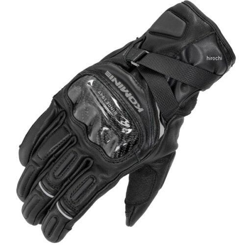 5営業日で発送 コミネ Komine GK-844 Protect Windproof Leather Gloves HG 品番 06-844 カラー Black サイズ XS