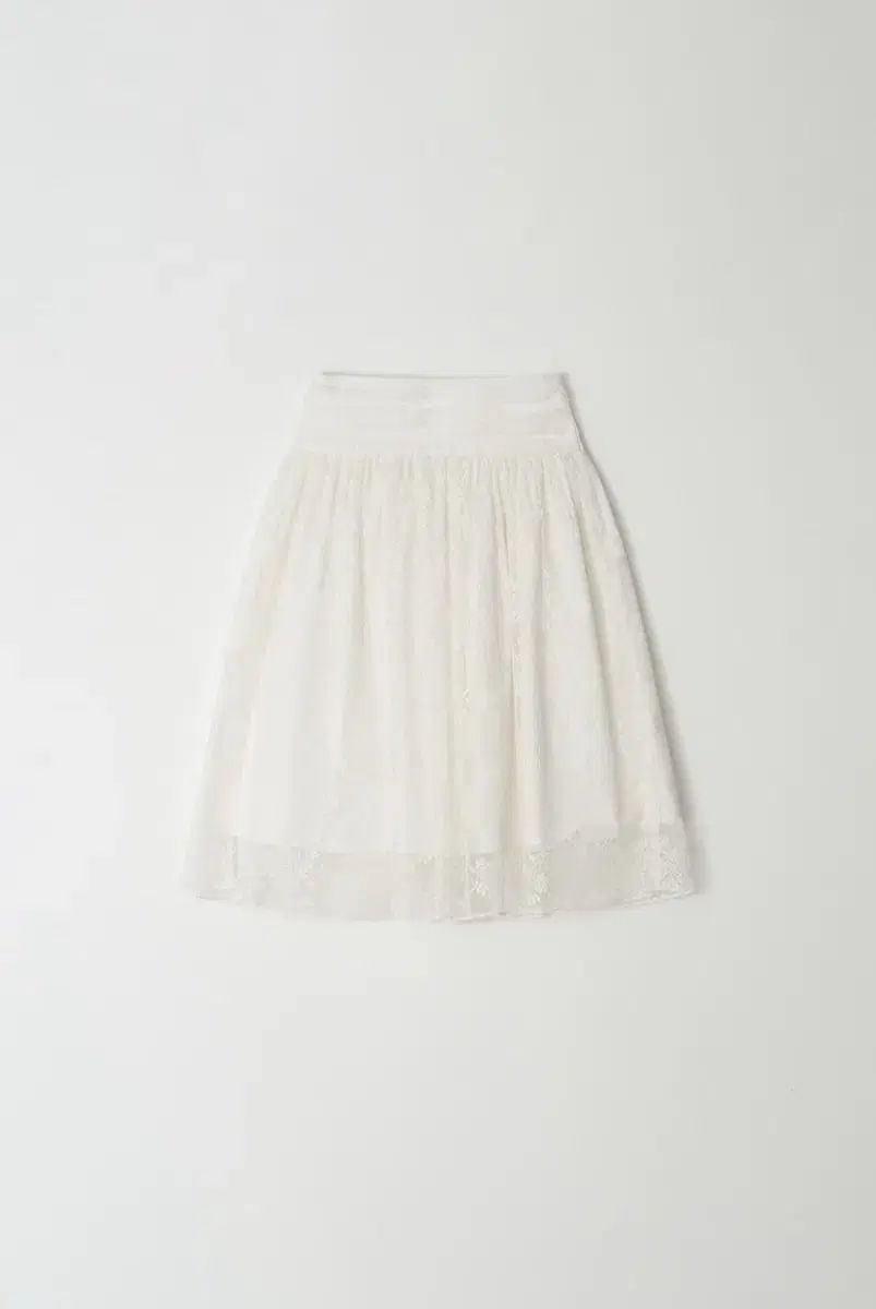 アトリエ エディション レースシャーリング スカート