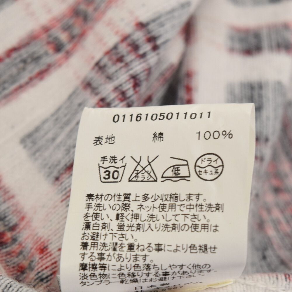 VISVIM (ヴィスヴィム) 16SS WALLY SHIRT プリントチェック長袖シャツ