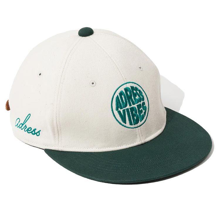 POLeR × adress ポーラー アドレスコラボ ADRESS VIBES CAP 帽子 ストラップキャップ ゴルフキャップ 253MCV0155 日本代理店正規品