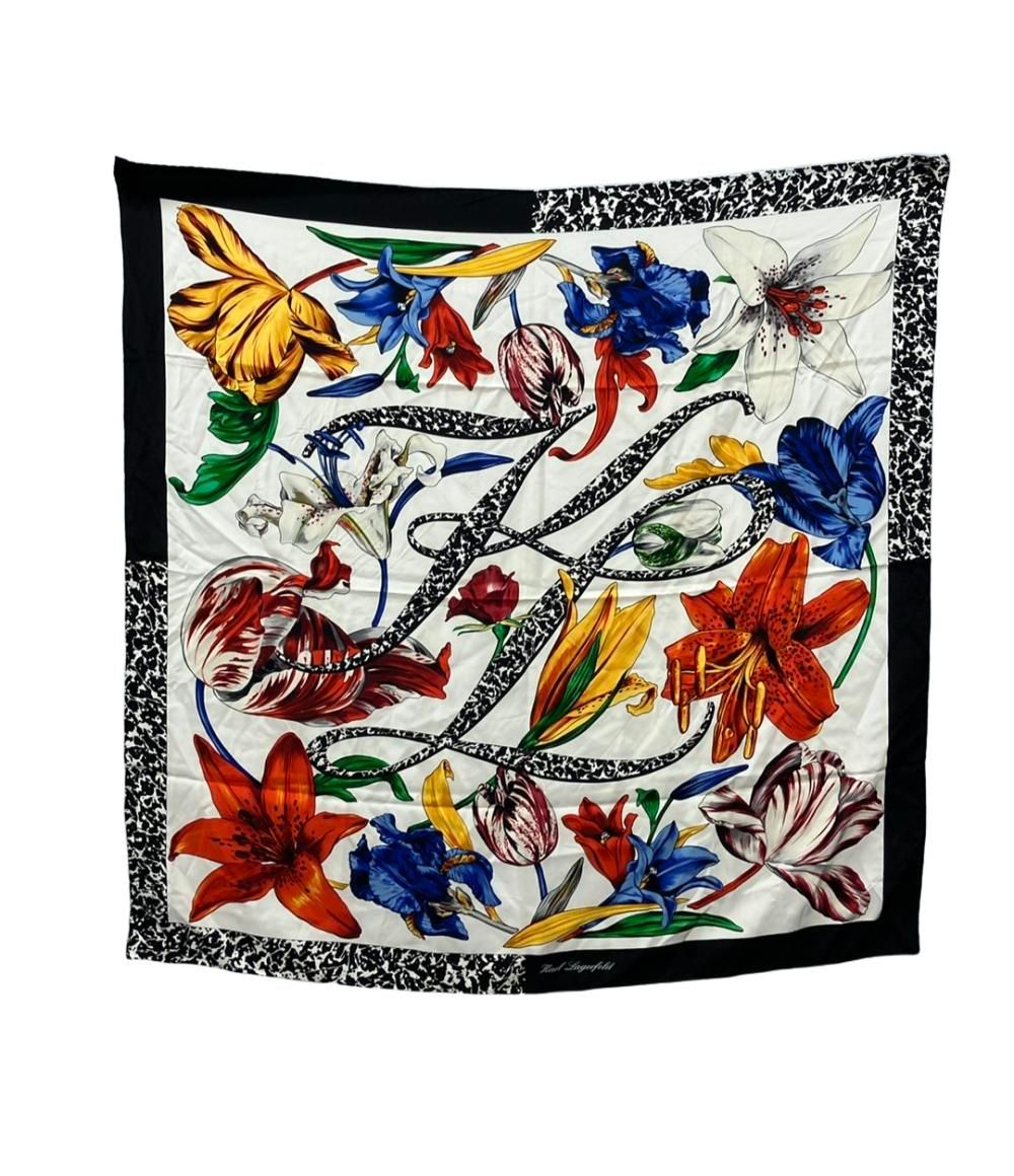 カールラガーフェルド スカーフ シルク レディース KARL LAGERFELD