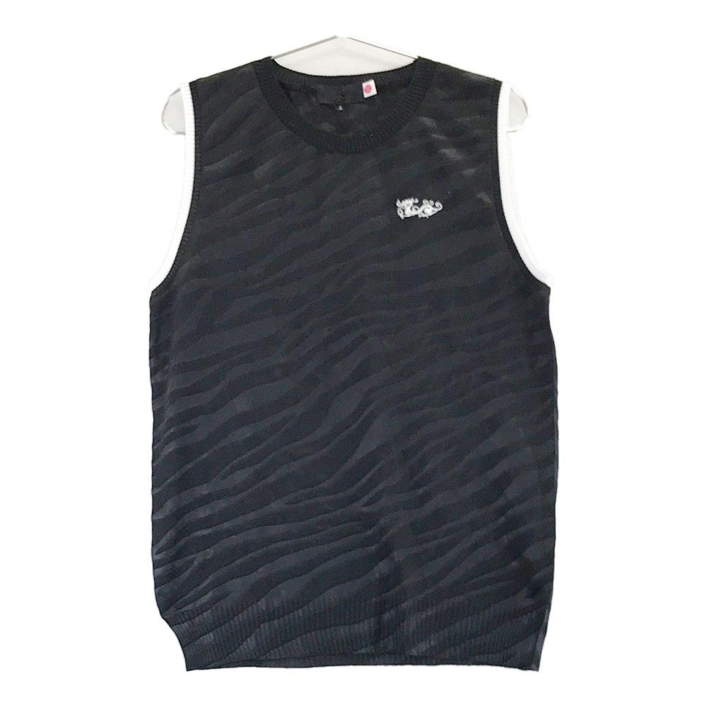 サイズ 3 DANCE WITH DRAGON ダンスウィズドラゴン ベスト ブラック系 240101449054 ゴルフウェア レディース ストスト