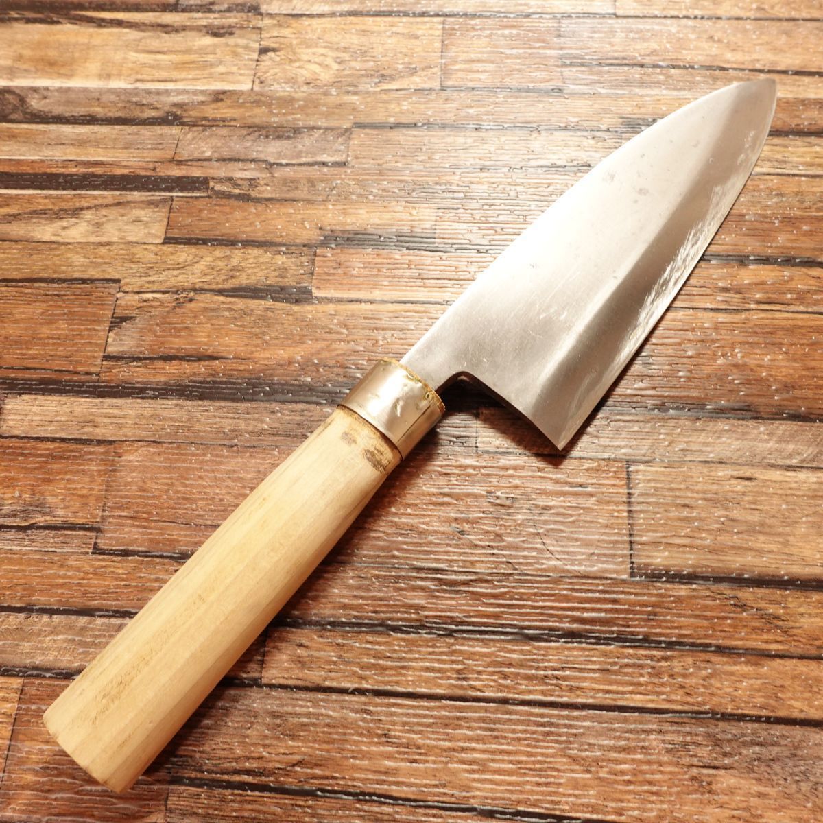 富士之誉 出刃包丁 研ぎ済 手打 別撰 170mm - メルカリ