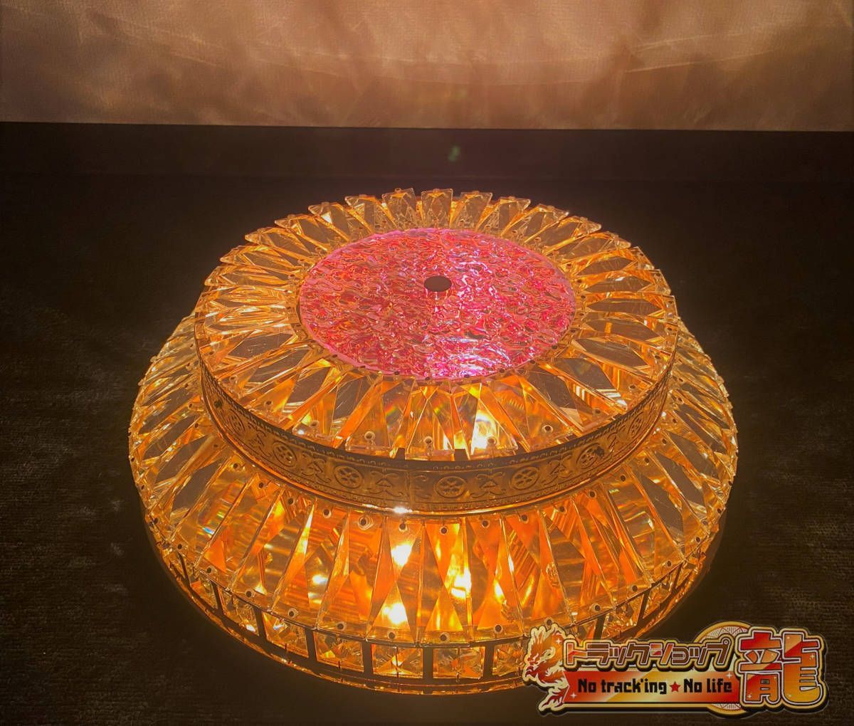 Φ40cm オーロラ シャンデリア 天吊り BA15S口金仕様 フルゴールド