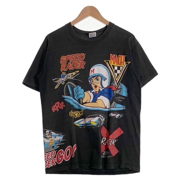 90`s SPEED RACER スピードレーサー プリントTシャツ ブラック
