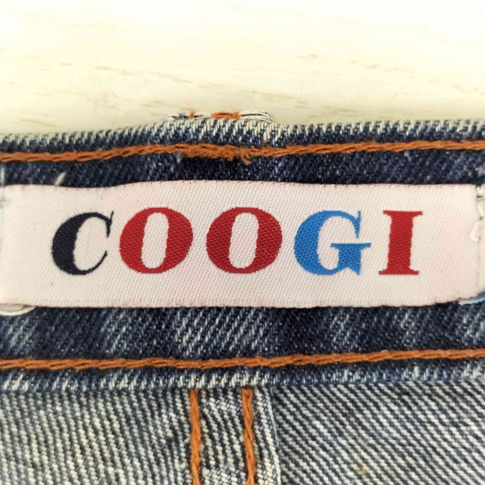 クージー COOGI 刺繍 バギーデニムパンツ メンズ 38 COOGI 刺繍