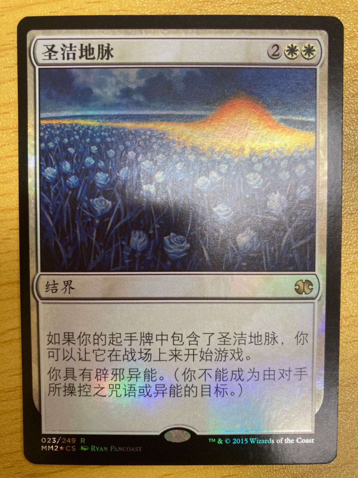 MTG 神聖の力線 foil 中国語 簡体字 MM2 - メルカリ