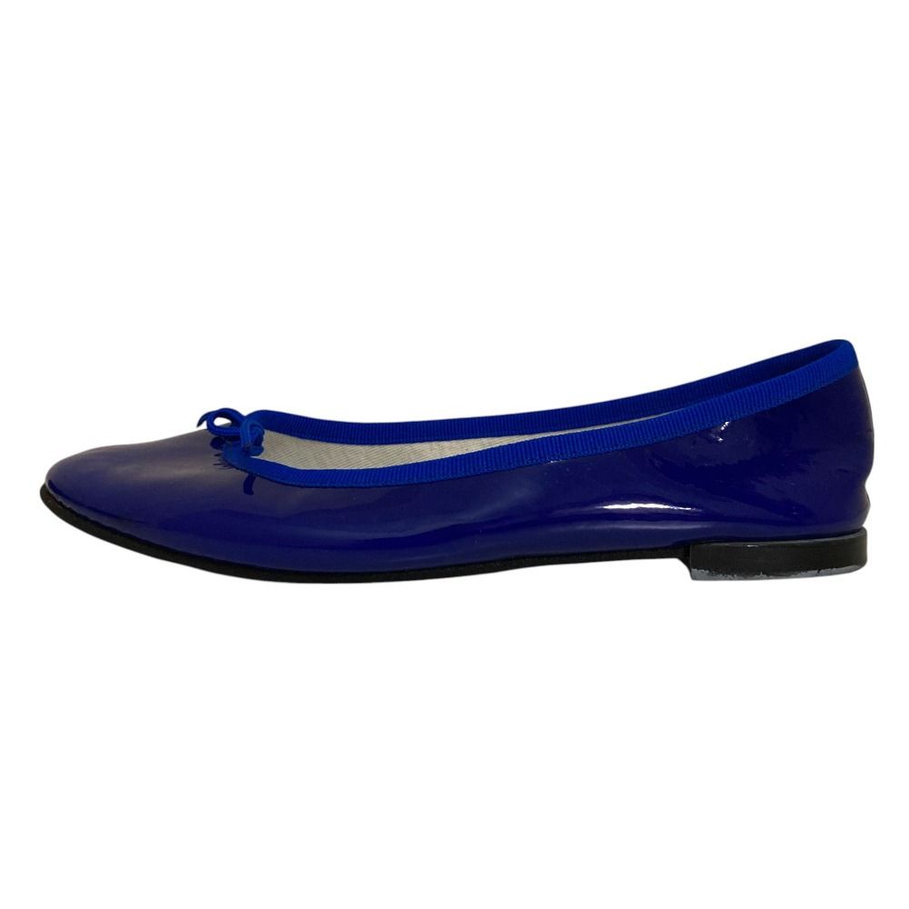美品 repetto レペット パテントレザー バレエシューズ フラット